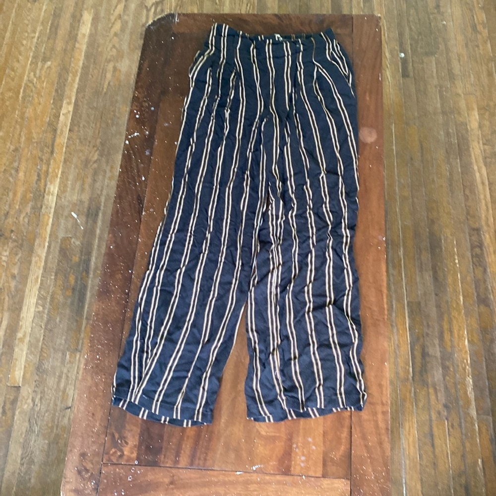 Striped formal pants